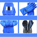 Liquid nitrogen dry ice liquid ammonia cold storage clothes chemical protective suit